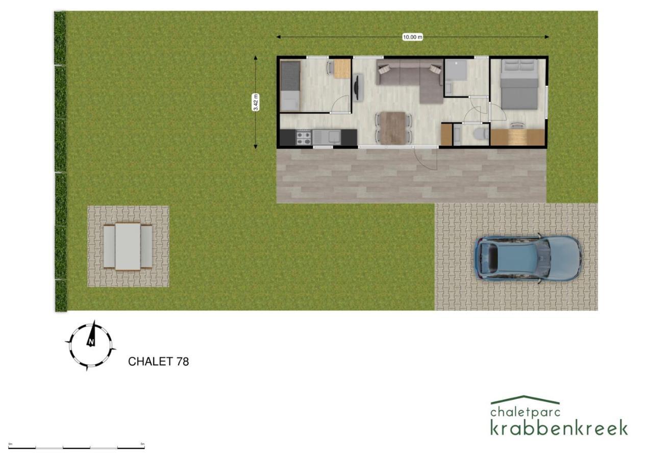 Chaletparc Krabbenkreek Zeeland - Chalet 78 Sint Annaland Ngoại thất bức ảnh